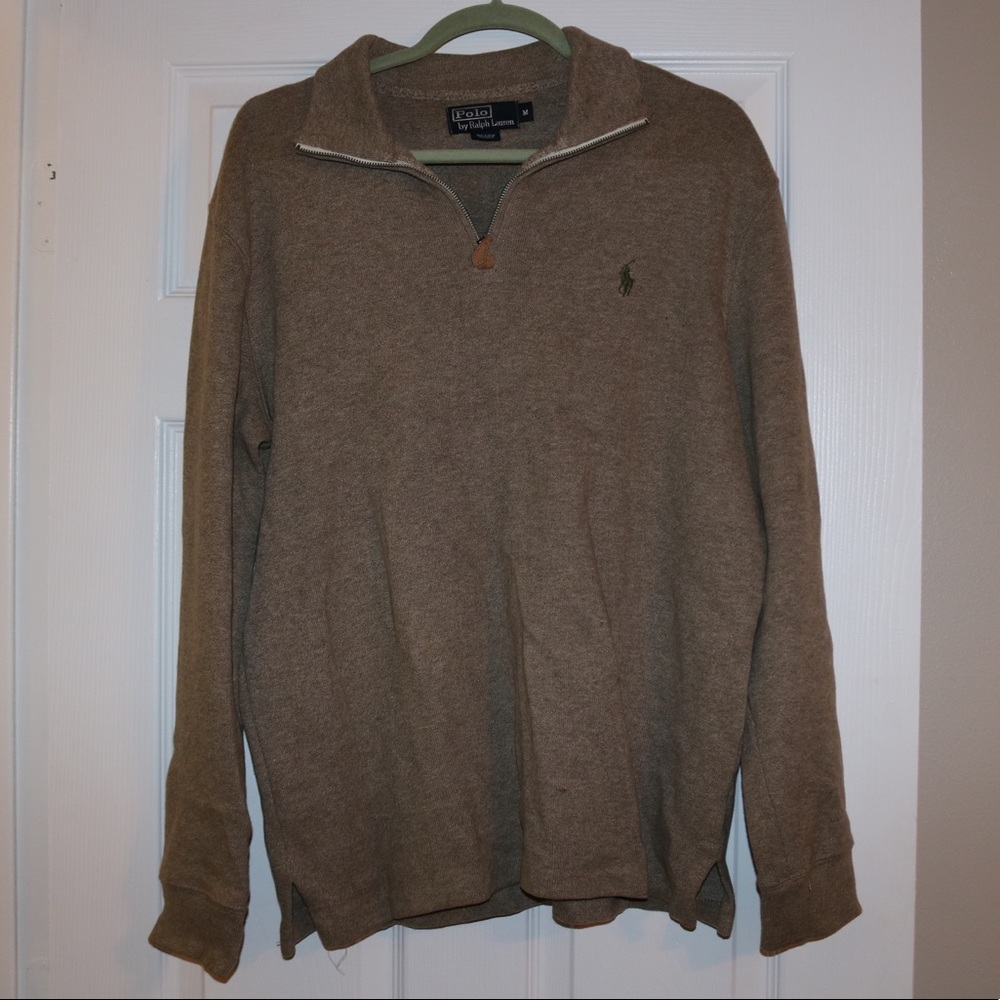 Polo Quarter-Zip Sweater